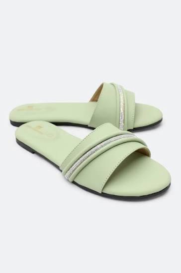 Women’s Elegant Double Strap Slide
